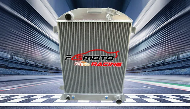 62mm Alu-Kühler Mit Lüfter Für Ford Hi-Boy Grillschalen & Chevy V8 Motoren