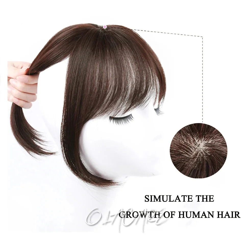Synthetic Hair Clip In Bangs Extension for Women
