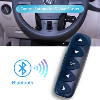 Cruscotto digitale per auto Pulsanti del volante dell'auto Telecomando del controller del volante automobilistico