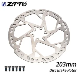ZTTO Enhanced Stainless Steel MTB E - bike Disc Brake Rotor with 6 - Bolt Hub Mount (2.3x203mm disc 1pc)