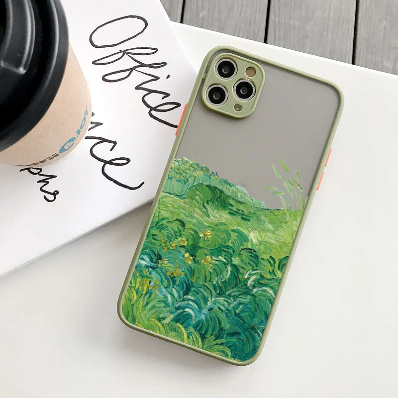 Kunstvolle Van Gogh Ölgemälde Handyhülle für iPhone 16 15 14 Plus X XR XS 17 Pro Max 14 11 12 13 Pro Max Mini Stoßfeste Rückseite – Detail 8