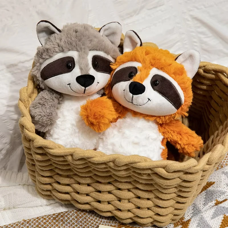 25cm Cute Raccoon Plush Toys Simulation Northern Raccoon Stuffed Doll Animal Children Lovely Birthday Christmas Gifts