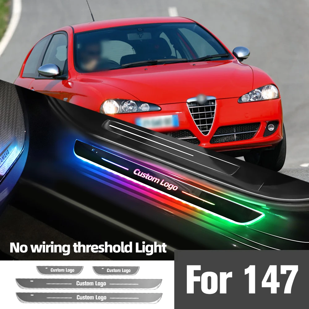 

Для Alfa Romeo 147 2000-2010 2007 2008 2009 Автомобильная Лампа с индивидуальным логотипом