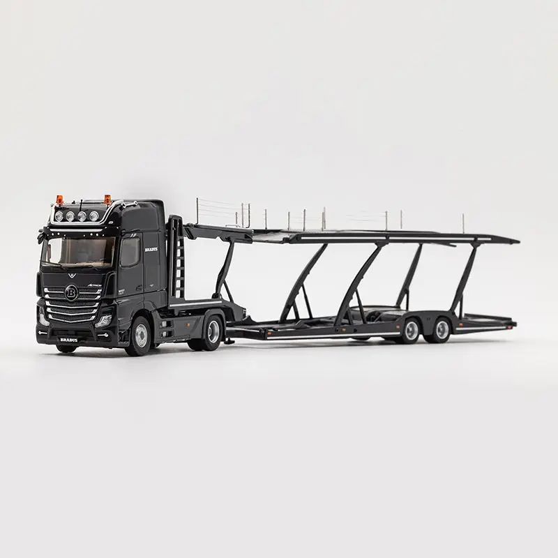 35R-002 GCD 1/64 ACTROS GIGASPACE 6×2 GCD 1:64 Actros Double Decker Car Trailer LHD Diecast Model