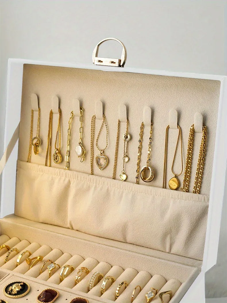 1PC Jewelry Storage Box | Necklace Earrings Organizer Case | Elegant Jewelry Gift Box P... - SKU JSB01217 - UGI Packaging