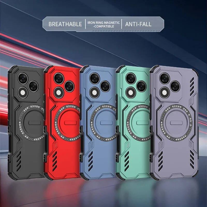 Enhanced Lens Protection Heat Dissipation Case with Magnetic Wireless Charging Shell Cover