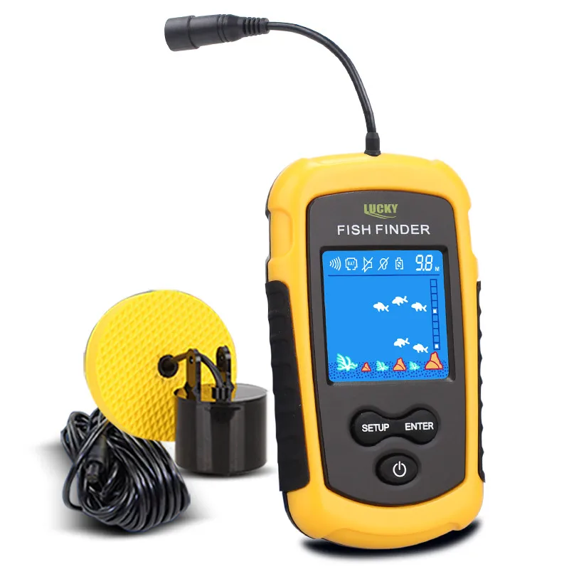 Lucky Portable Fish Finder With Dual Sonar Frequency for Ice fishing Kayak fishing 