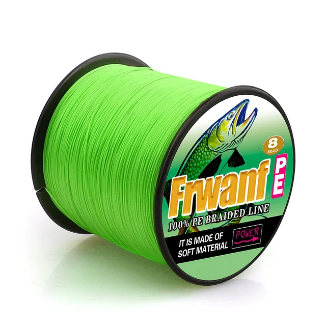 Frwanf 4 Strands Multifilament Braided Fishing Line 1000M 4 Strand PE Woven  Thread for Winter Fishing 2-100LB