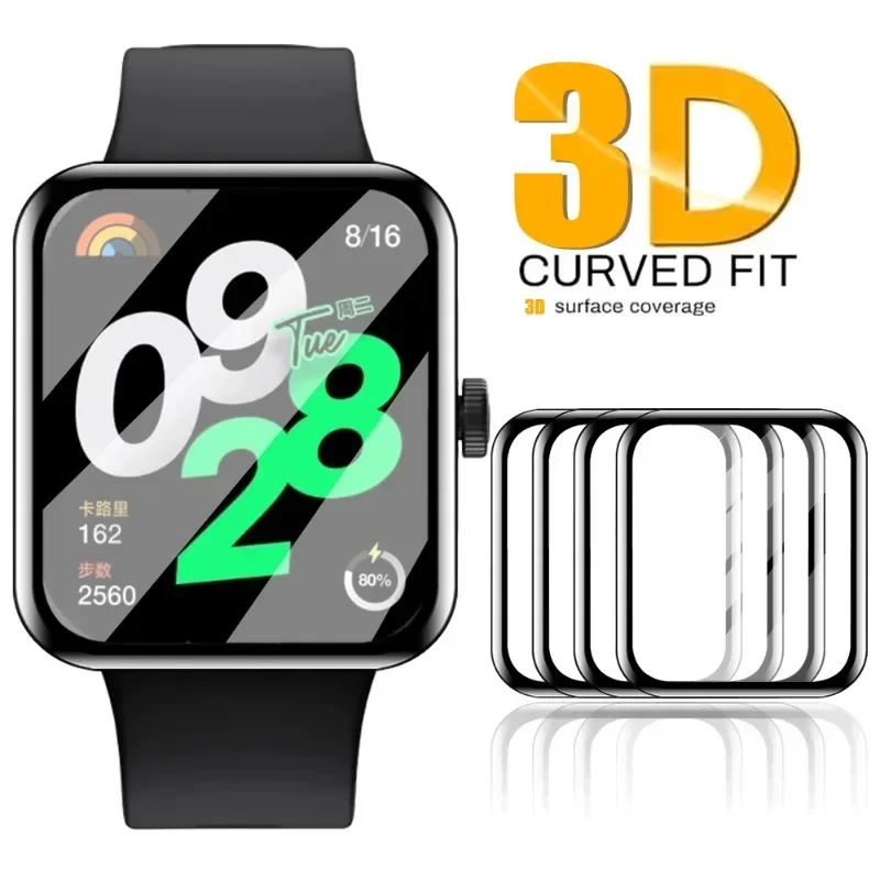 Full Cover Screen Protector for Xiaomi Redmi Watch 4 Clear Anti-scratch Protective Film for Mi Redmi Watch4 Watch Film Not Glass