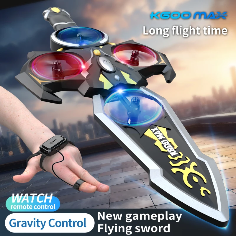 New Flying Sword Drone K600 Max Watch Remote Control Gravity Sensing RC Quadcopter Kids Outdoor Toy Gift 2026 New
