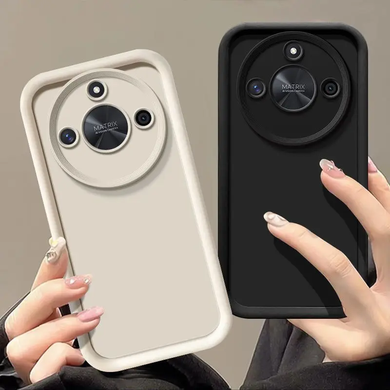 Solid Color Matte Soft TPU Shockproof Anti-Scratch Phone Case