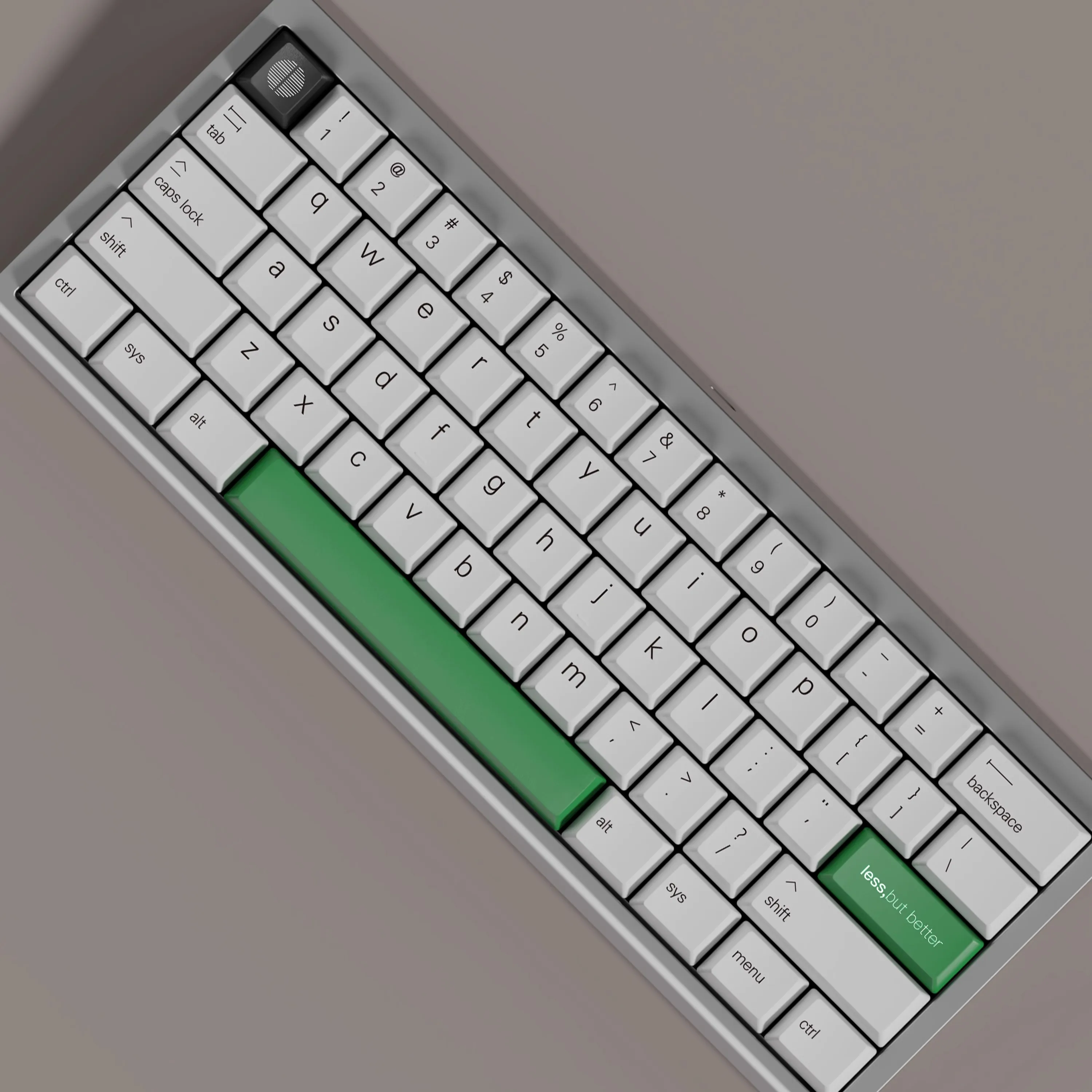 Conjunto Menos Mas Melhor Teclas Pbt Dye Sublimation Key Caps Cherry Profile Keycap para 60 65 75 80 96 980 104 108 Teclados 1 - Imagem 2