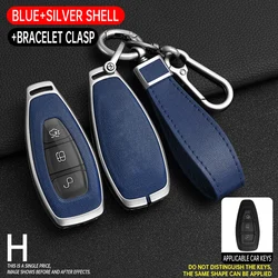 Premium Car Remote Key Case Cover Shell Fob Protector - Durable Auto Accessory (Blue)