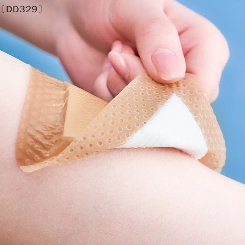 〔DD329〕 Foam Dressing With Border Pressure Ulcer Patch Adhesive Sterilized Waterproof Wound Dressing Bandage Bedridden Patients