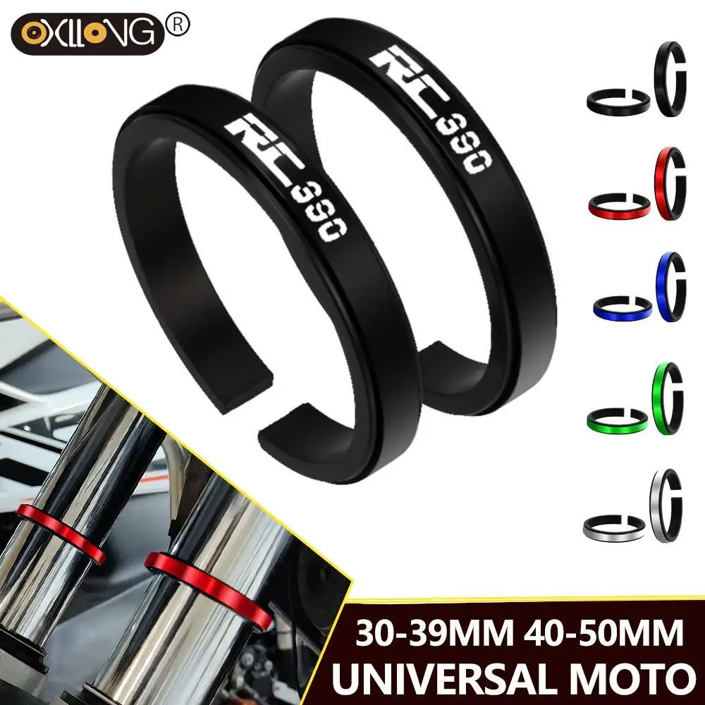 

FOR RC390 2013 2014 2015 2016 2017- 2020 Motorcycle Front Suspensions Shock Absorber Auxiliary Adjustment Ring 30-39MM 40-50MM