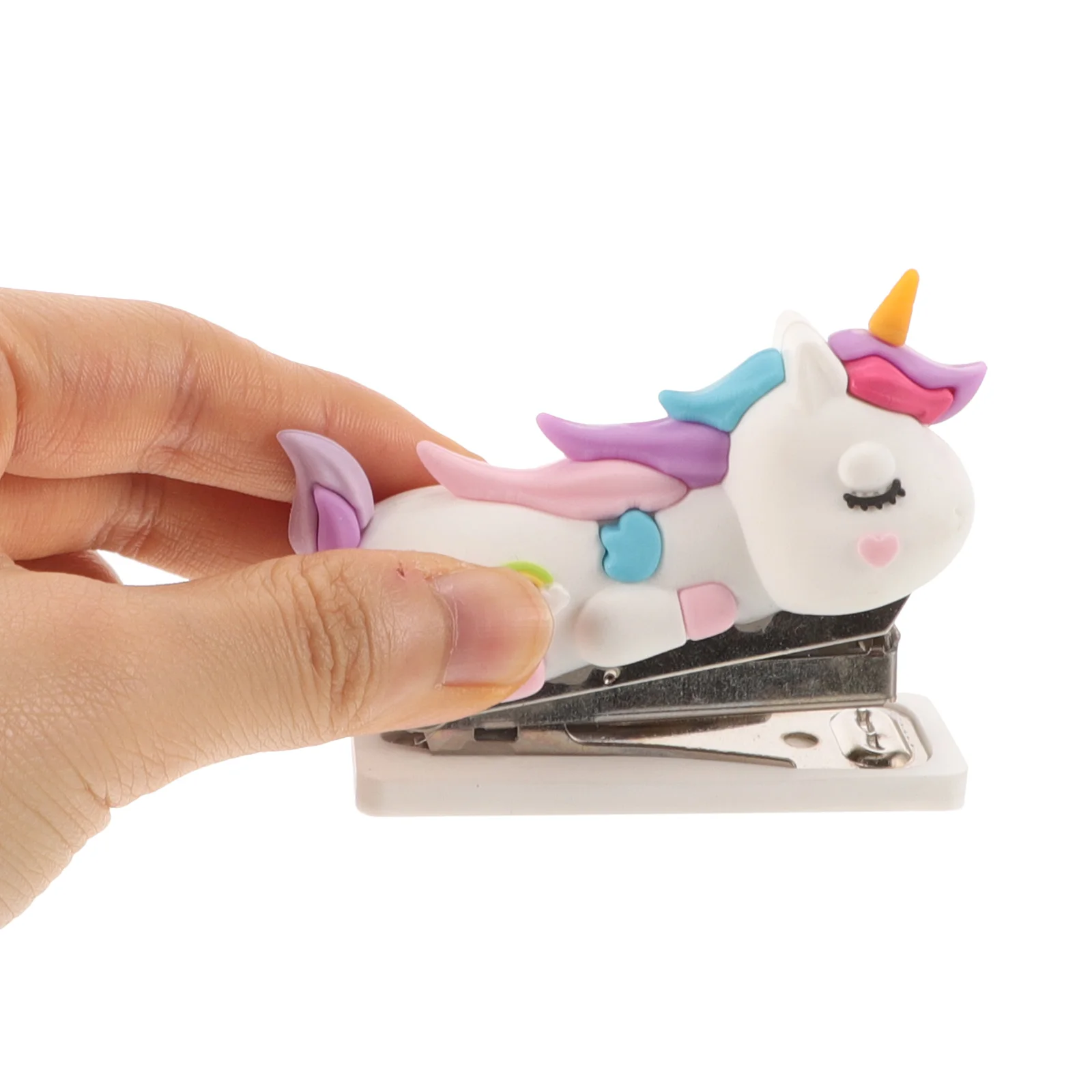 Mini Stapler Home Accessory for Desk Students Small Cute Decorative Hand Office Teacher