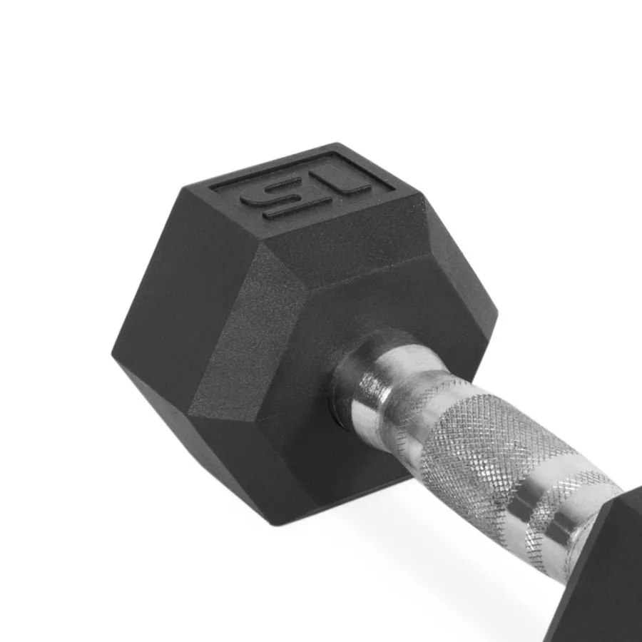 8lb Coated Hex Dumbbell 4