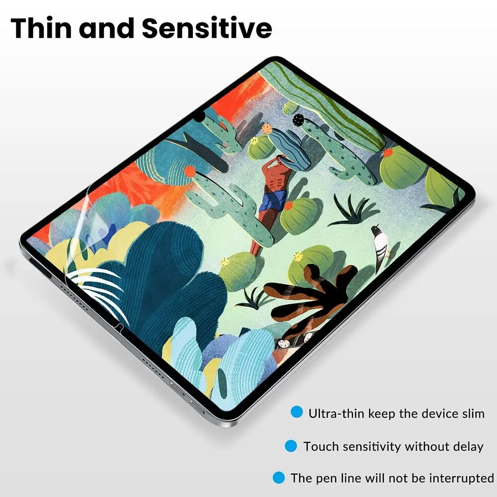 Matte Screen Protector For iPad mini A17 Pro 2024 mini7 mini 6(8.3inch)Write On Paper Writing Paint Soft Film 3