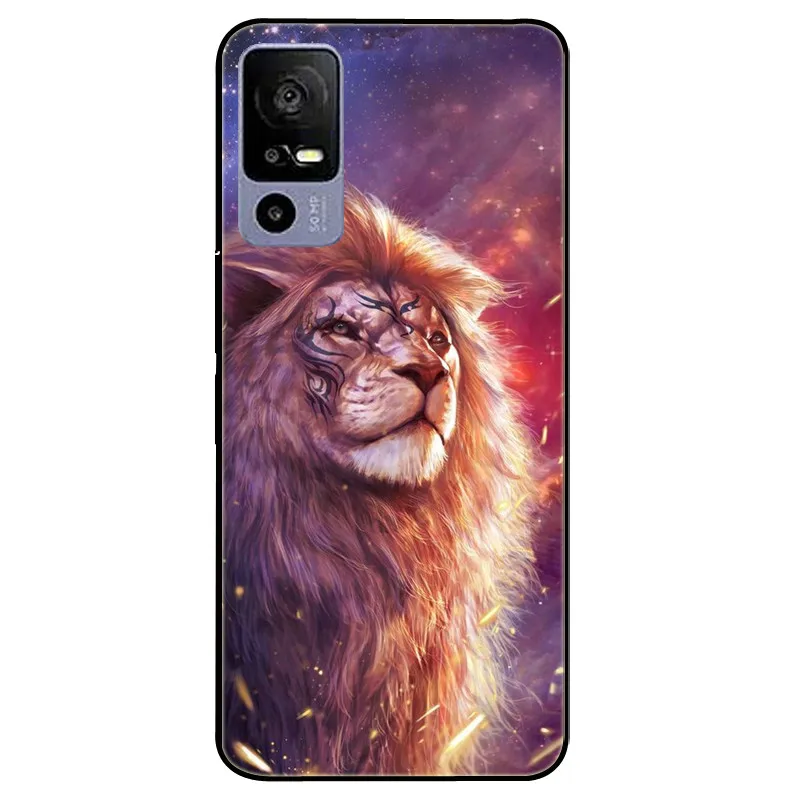 Silicone Black Bumper Soft TPU Phone Cover - Lovely Design Protector