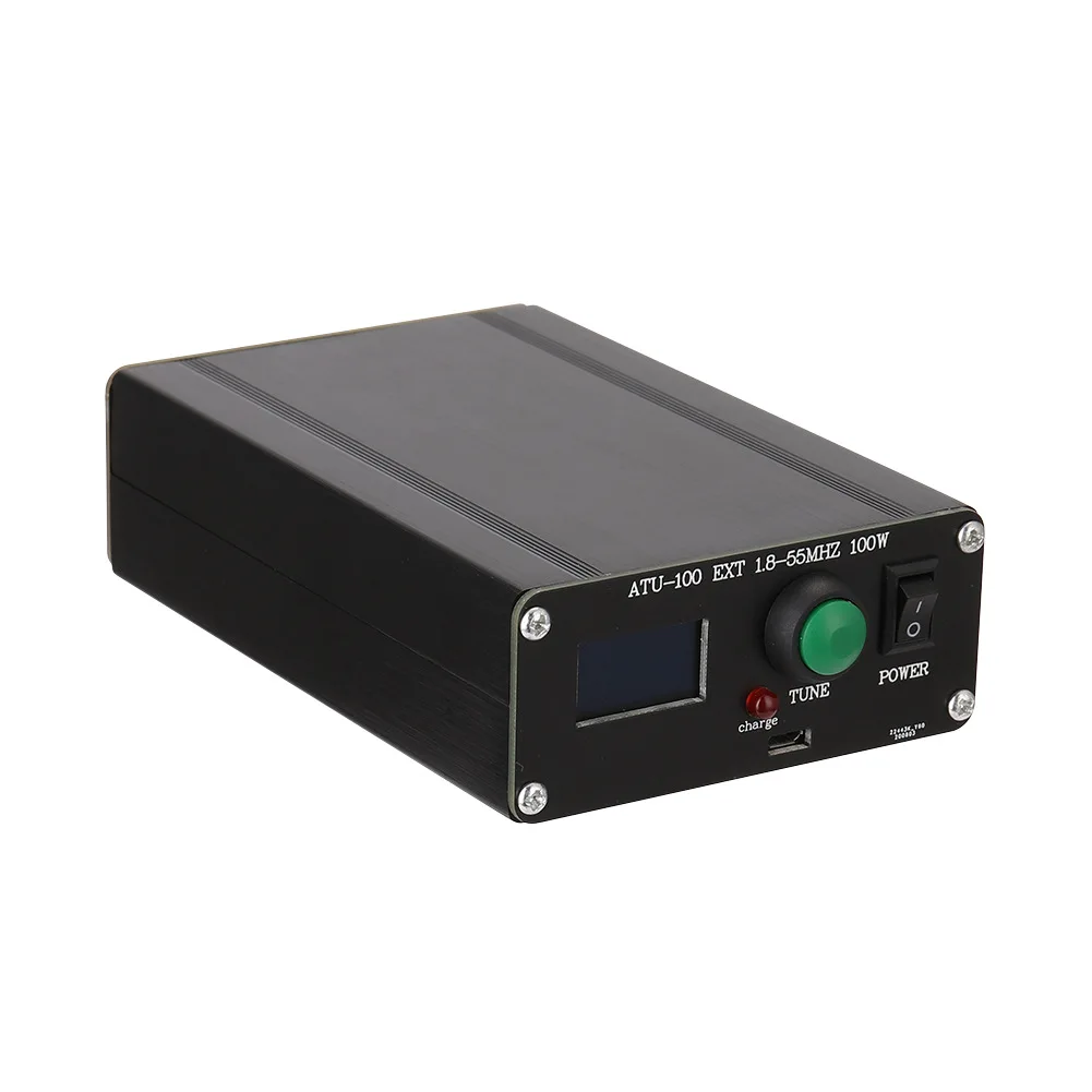 ATU‑100 Antenna Tuner Mini Automatic for Radio Equipment 1.8~55MHz 0.96IN with Housing