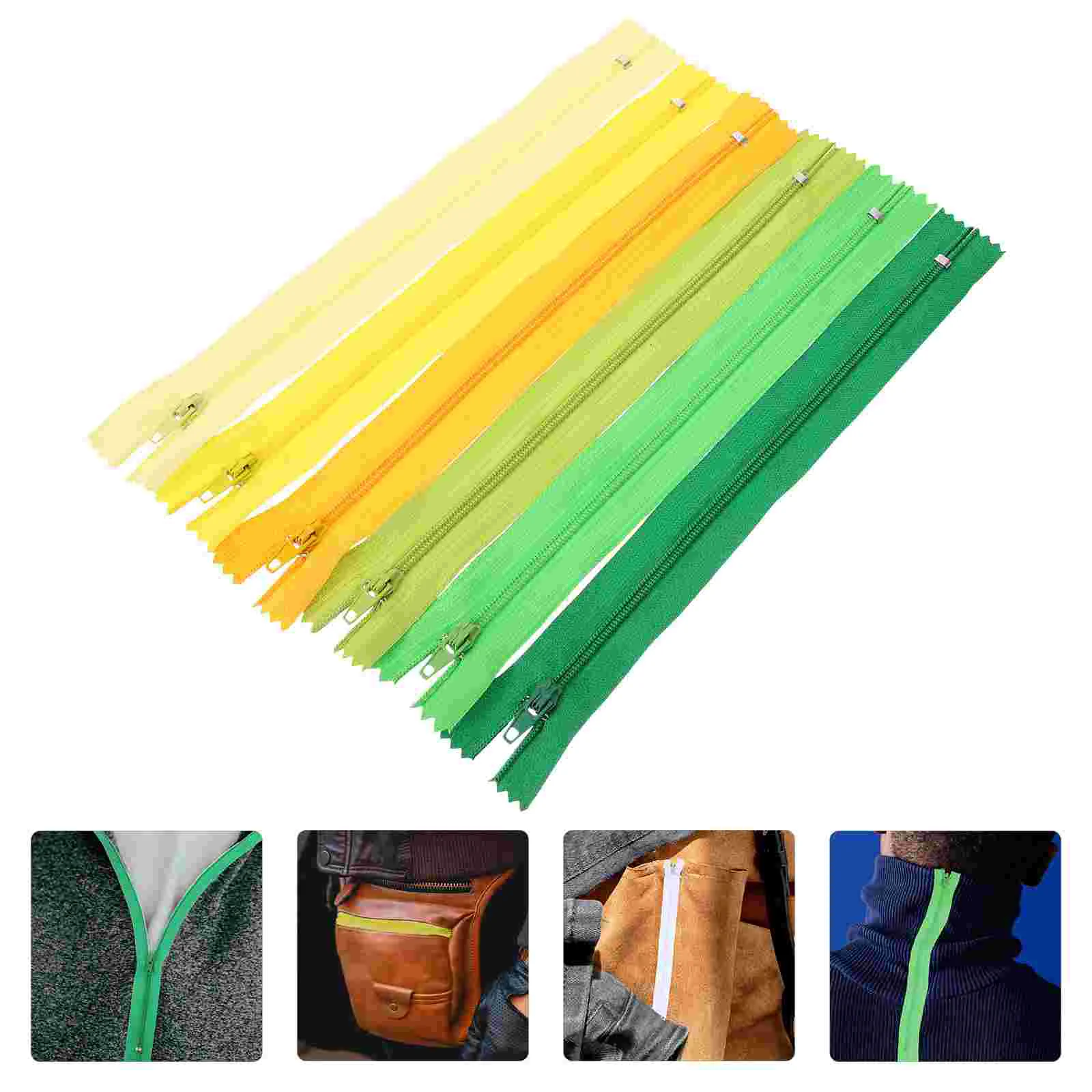 

30 Pcs Nylon Separating Zipper Coat Zippers Sewing Replaceable Multi-function DIY Bag Crafting Supplies