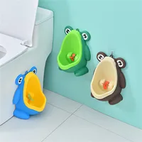 Cartoon Baby Toilet Urinal Boy Wall-mounted Urinal Frog Shape Boy Standing Urinal Toilet Training Urinal 1