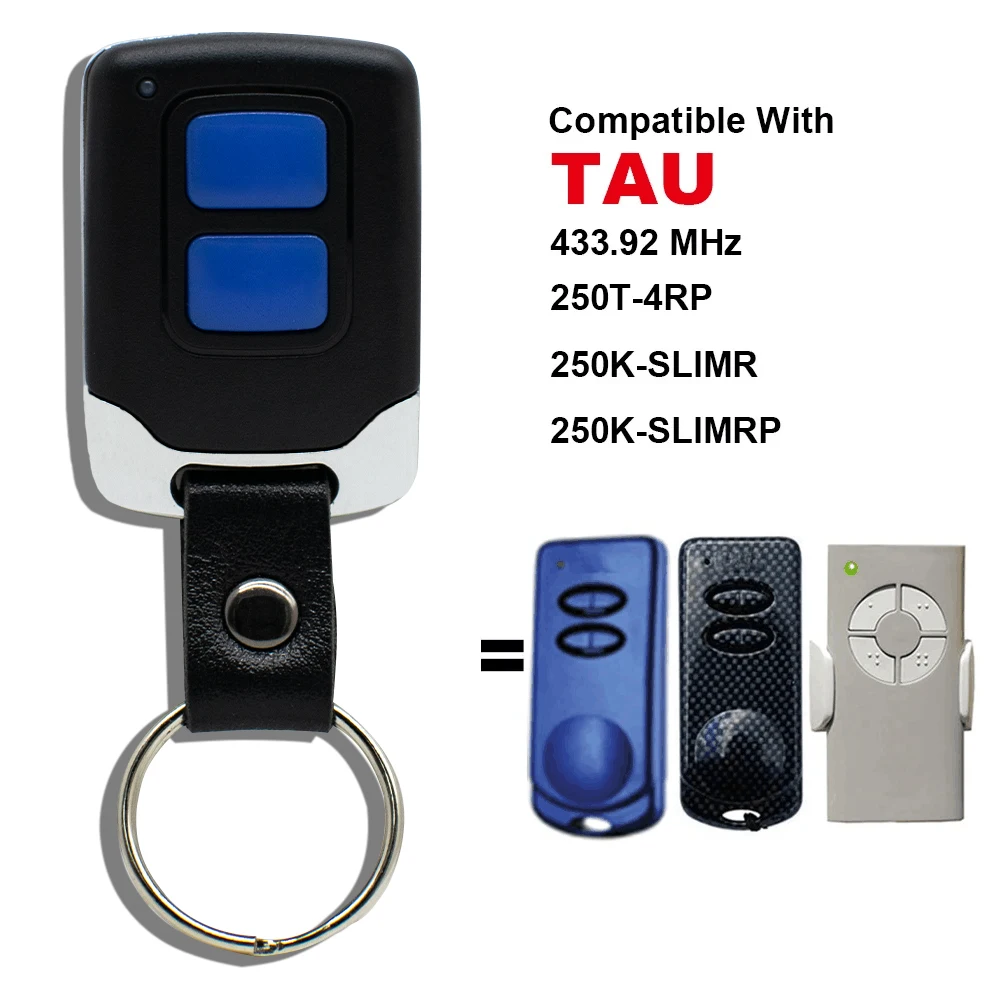 Afstandsbediening TAU 250T-4RP 4-kanaals 433 MHz Rolling Code poortopener