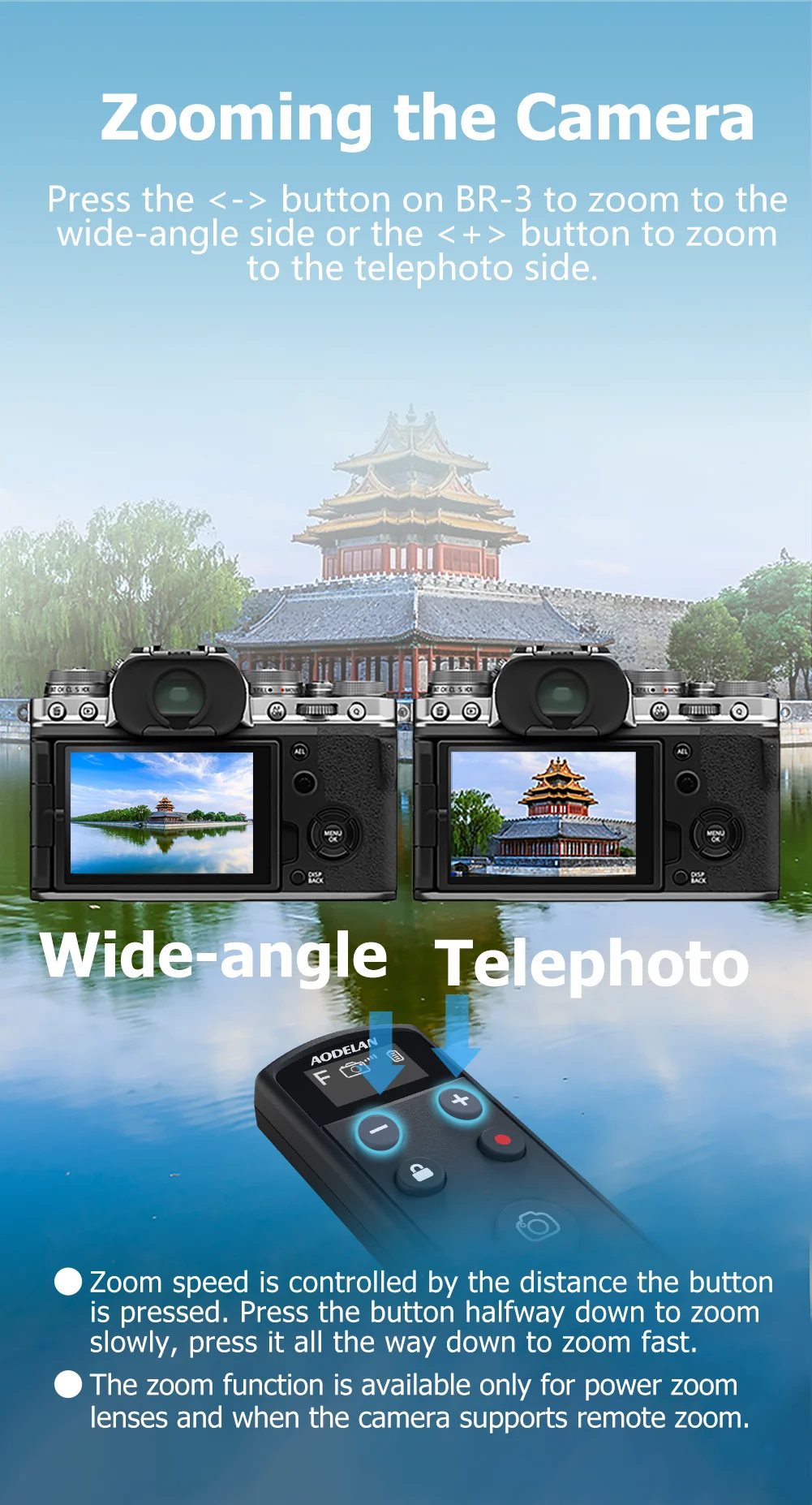 JJC Télécommande Bluetooth Pour Fujifilm X100VI, X-S20, X-T5, Etc. - Remplace La Poignée TG-BT1 - Déclenchement à Distance