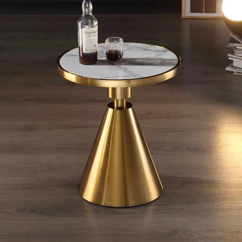 

Nordic Modern Design Coffee Tables Small Luxury White Round Coffee Tables Living Room Marble Muebles Para Hogar Household Items