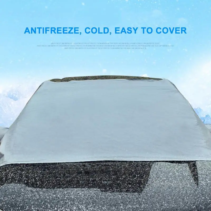 

Универсальный автомобильный Снежный чехол, зимний солнцезащитный козырек на ветровое стекло, уличный Водонепроницаемый чехол с защитой от льда и мороза, автомобильный протектор, внешний чехол для автомобиля