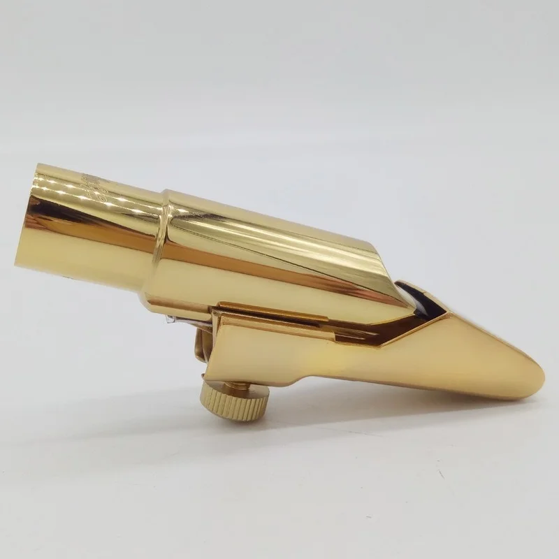 

Professional Saxophone Alto Metal Mouthpiece Gold Plated Sax Mouth Pieces Size 5 6 7 8 9