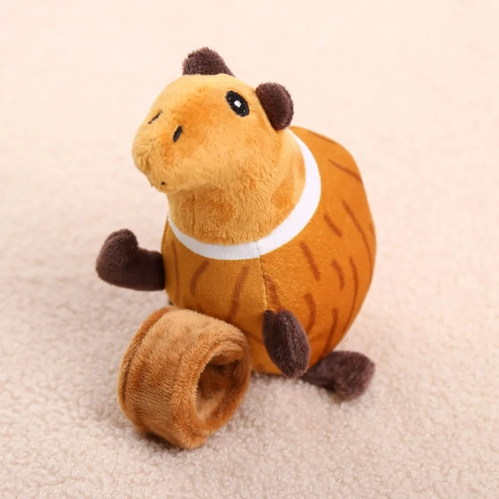 Handheld Wrist Doll Tungtungtung Plush Tungtungtun Wrist Toy Doll Fluffy Plush Slap Bracelet Cute Soft Plush Hand Ring Kids Toys