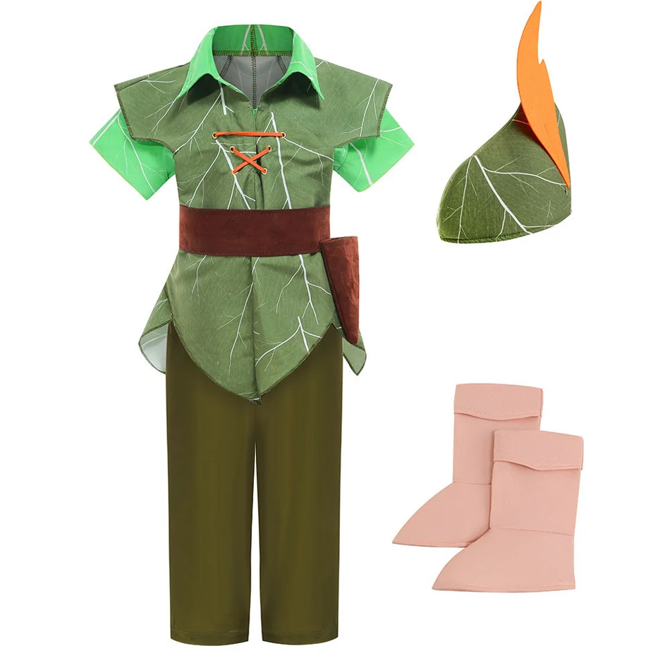 Costume da principe cosplay per ragazzo, costume cosplay per re di Halloween per bambini Tinkerbell Aurora Costume da spettacolo per asilo Tiana - immagine 4
