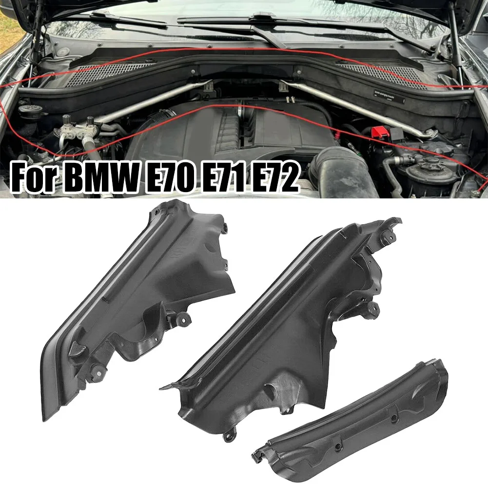 3 stücke Auto Motor Oberen Fach Partition Panel Für Bmw E70 Lci Für Bmw E71 E72 Hyb Links/Rechts/oberen Motor Fach Panel – Detail 4