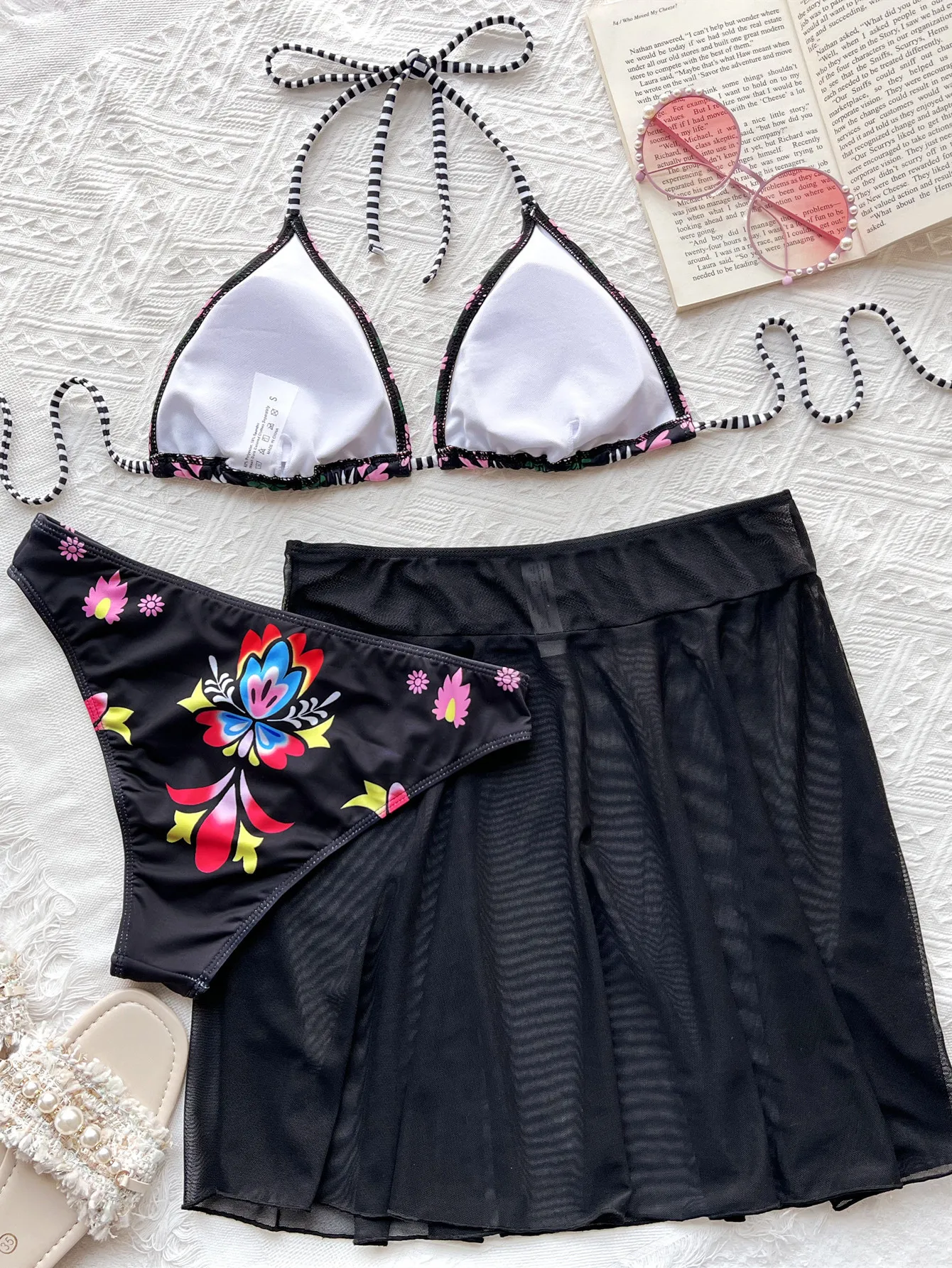 Bikini High Waist Sexy Swimwear Women Fashion Swimsuit Women 2 Pieces Bikinis Set Classic Womens Swimsuits L