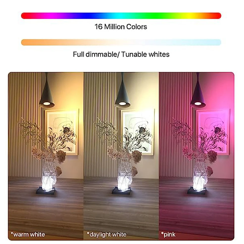 Zigbee Smart LED Bulb Dimmable RGBCW WiFi