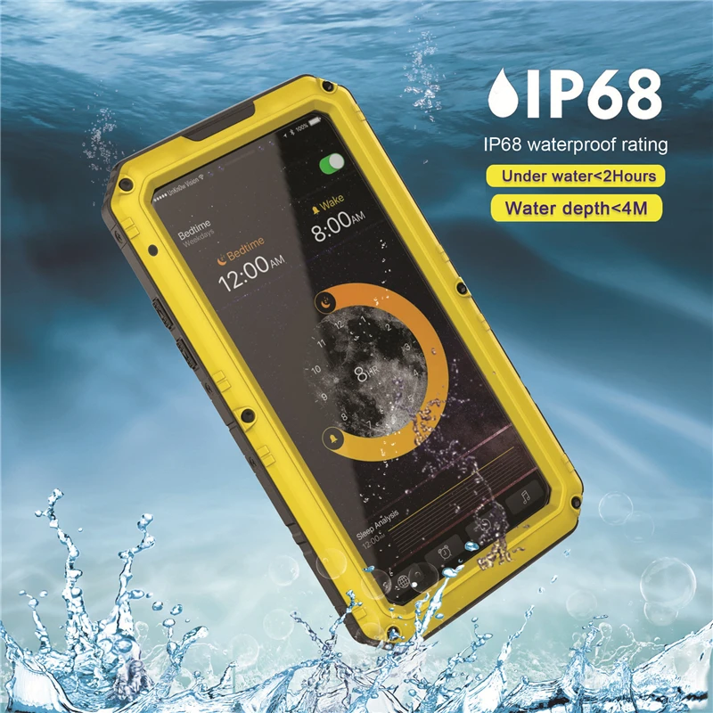 Ultimate Heavy Duty Metal Armor Protection Case | IP68 Waterproof & Shockproof Cover