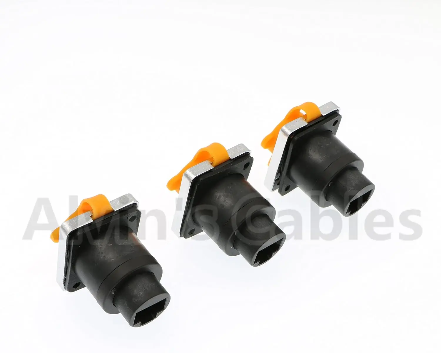 Alvin's Cables RJ45 방수 커넥터 소켓 IP65 이더넷 패널 마운트 RJ45 커넥터 3개