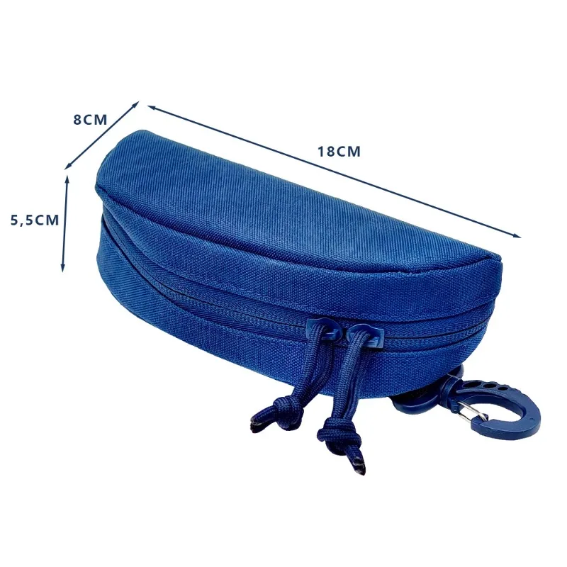Rugged MOLLE Eyewear Case - Shockproof Protective Sunglasses Box