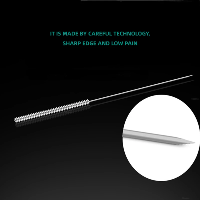 Disposable acupuncture needle 500Pcs Huanqiu acupoint beauty health body massage with plastic gudin tube
