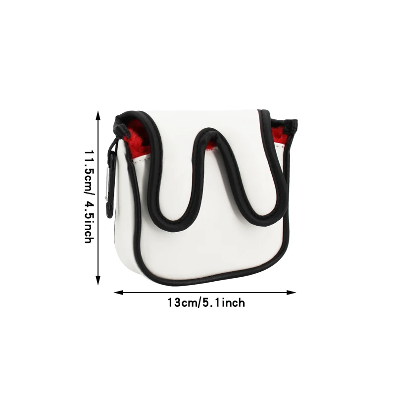 Golf Putter Cover Premium Square Golf Mallet Putter Head Cover Club Protector Headcover Drop Ship