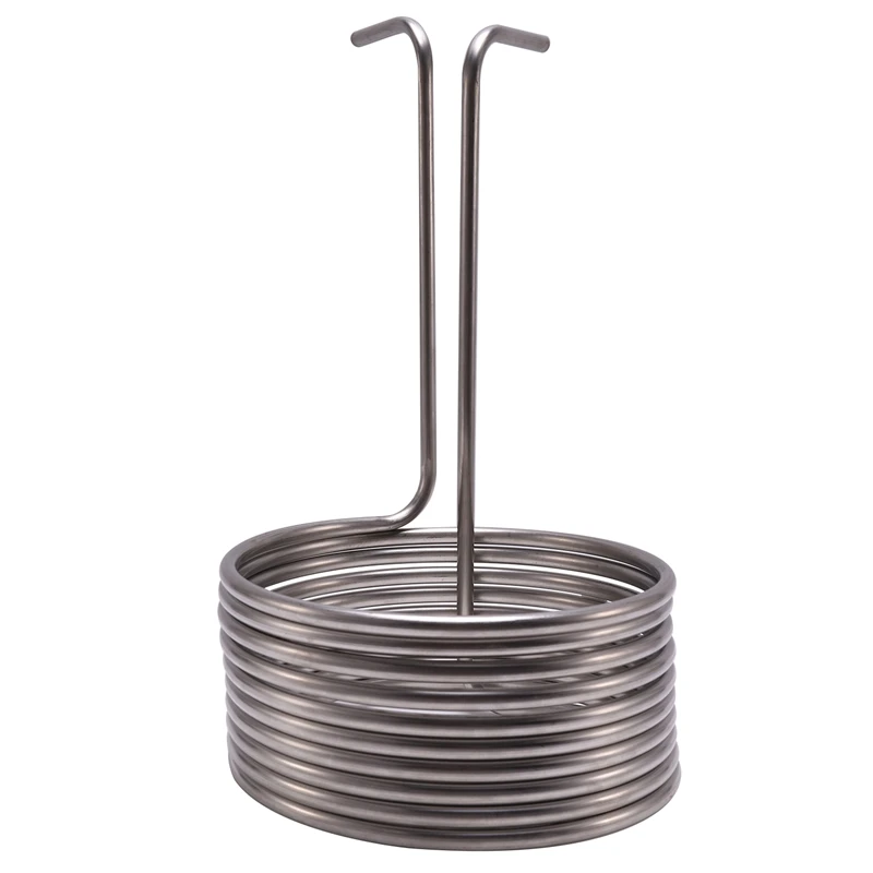 

LBER Stainless Steel Immersion Wort Chiller Tube For Home Brewing Super Efficient Wort Chiller Home Wine Making Machine Part