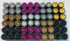 30sets/40sets 11mm wheels for 1/64 Scale Alloy Car Models 1/64 wheels with Tires + Axles for Hot Wheel/Matchbox/Domeka/Tomy 1:64 4