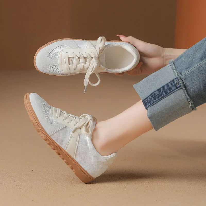 

Женские высокие кроссовки в стиле ретро, универсальные кроссовки с круглым носком, на танкетке и платформе, повседневная обувь для корзины, 2024