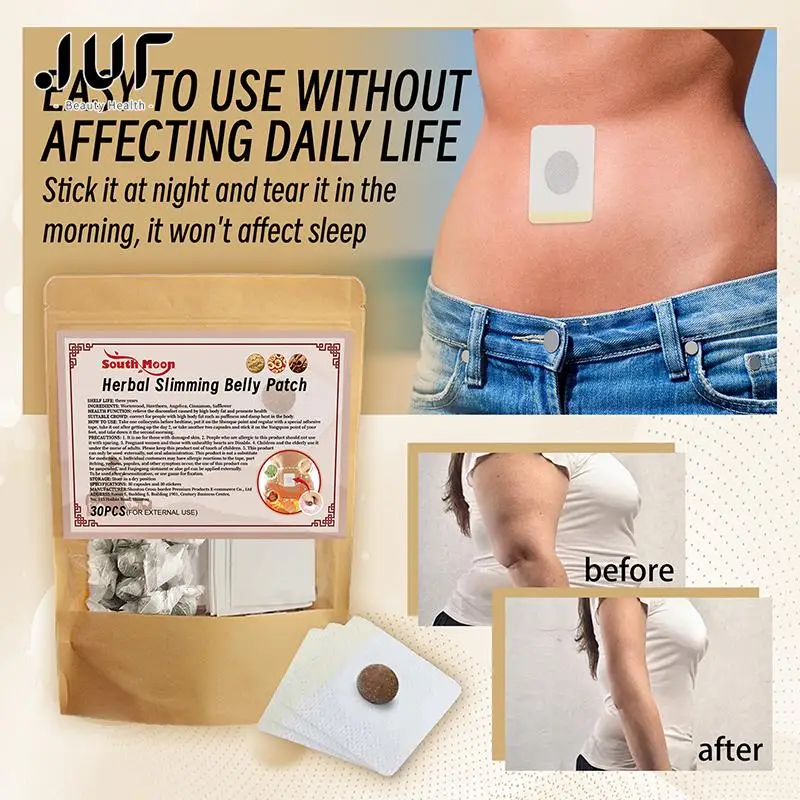 

30PCS Slimming Patch Lower Body Slim Patch Fat Burning Paster Thigh Belly Hip Slimming Weight Lose Patch Fat Burner Weight Loss