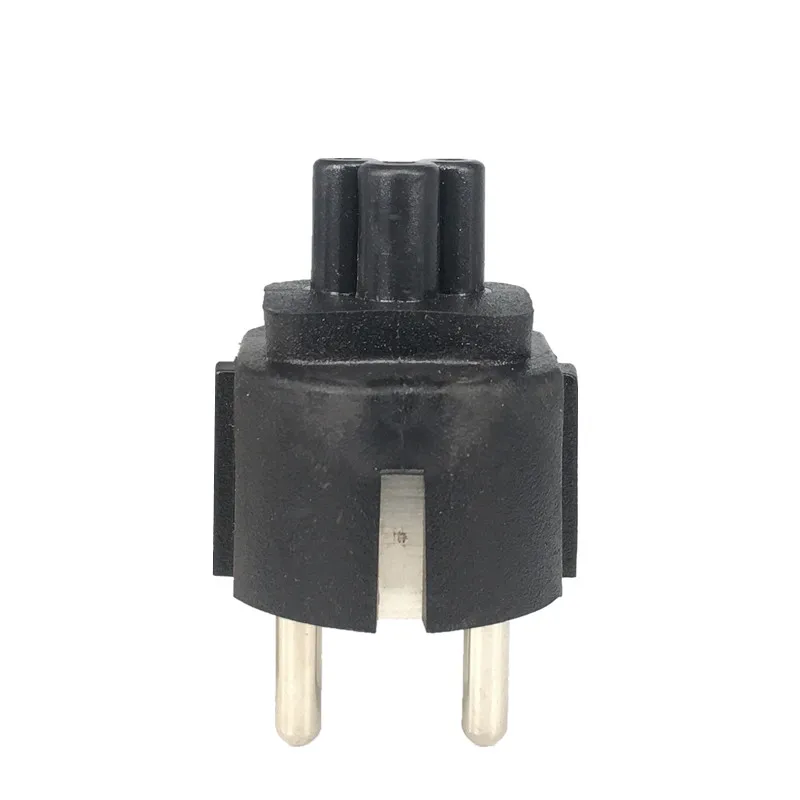 Plug Adapter Power Cable Power Cord Power Plug Connector EU CEE7 Power Cable plug adapter EU PLug to IEC320 C5 Clover Leaf adapter plug for laptop charger Schuko to desktop