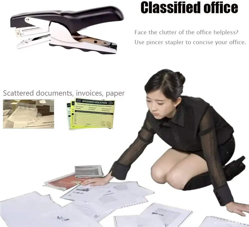 

Для мощности, хорошо Сэкономьте 1000 или 60% со скобами-плоскогубцами степлер школьный домашний склад