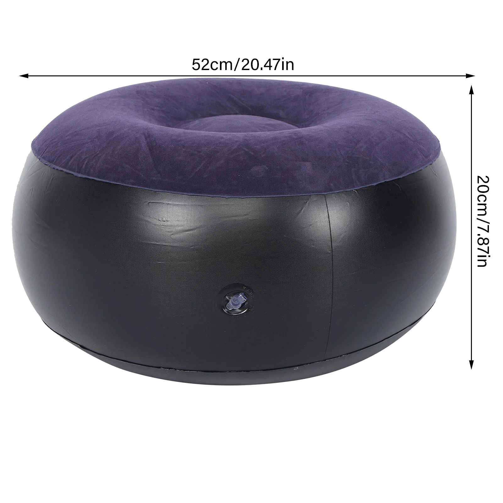 Folding Chair Portable Outdoor Camping Chair Inflatable Flocking Stool Footrest for Home Office Travel Leisure Garden Furniture Relaxing Chair folding stool folding chair