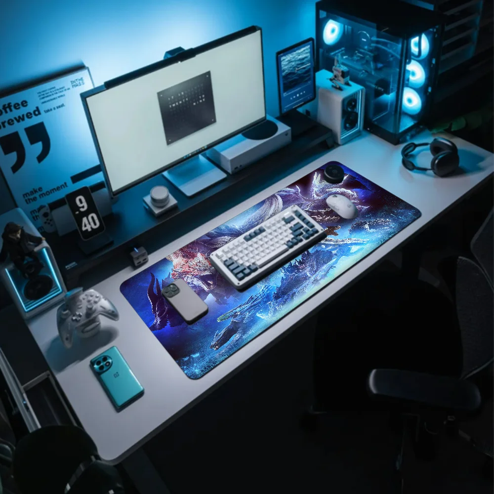 Monster Hunter Extra Large PC Gaming Mouse Pad Gamer Desk Mats Keyboard Pad Mause Pad Muismat 3