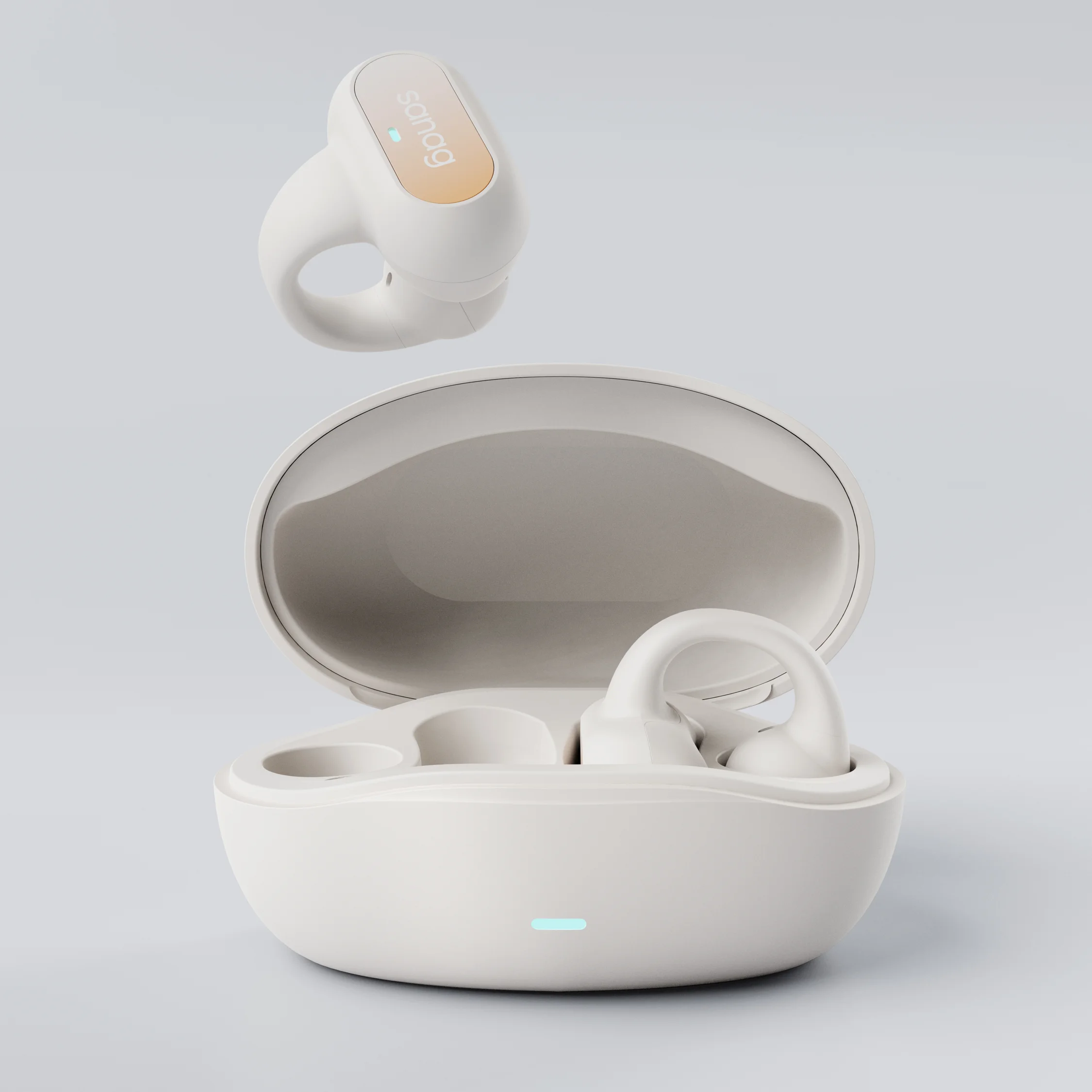 Sanag Z51S 空気伝導ヘッドホン Bluetooth スポーツ TWS ワイヤレス